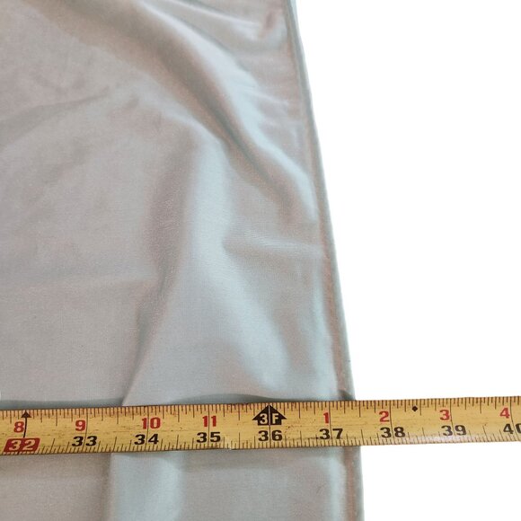 Vintage Light Blue Nightgown With Embroidered Neckline & Flutter Sleeves - Picture 8 of 11